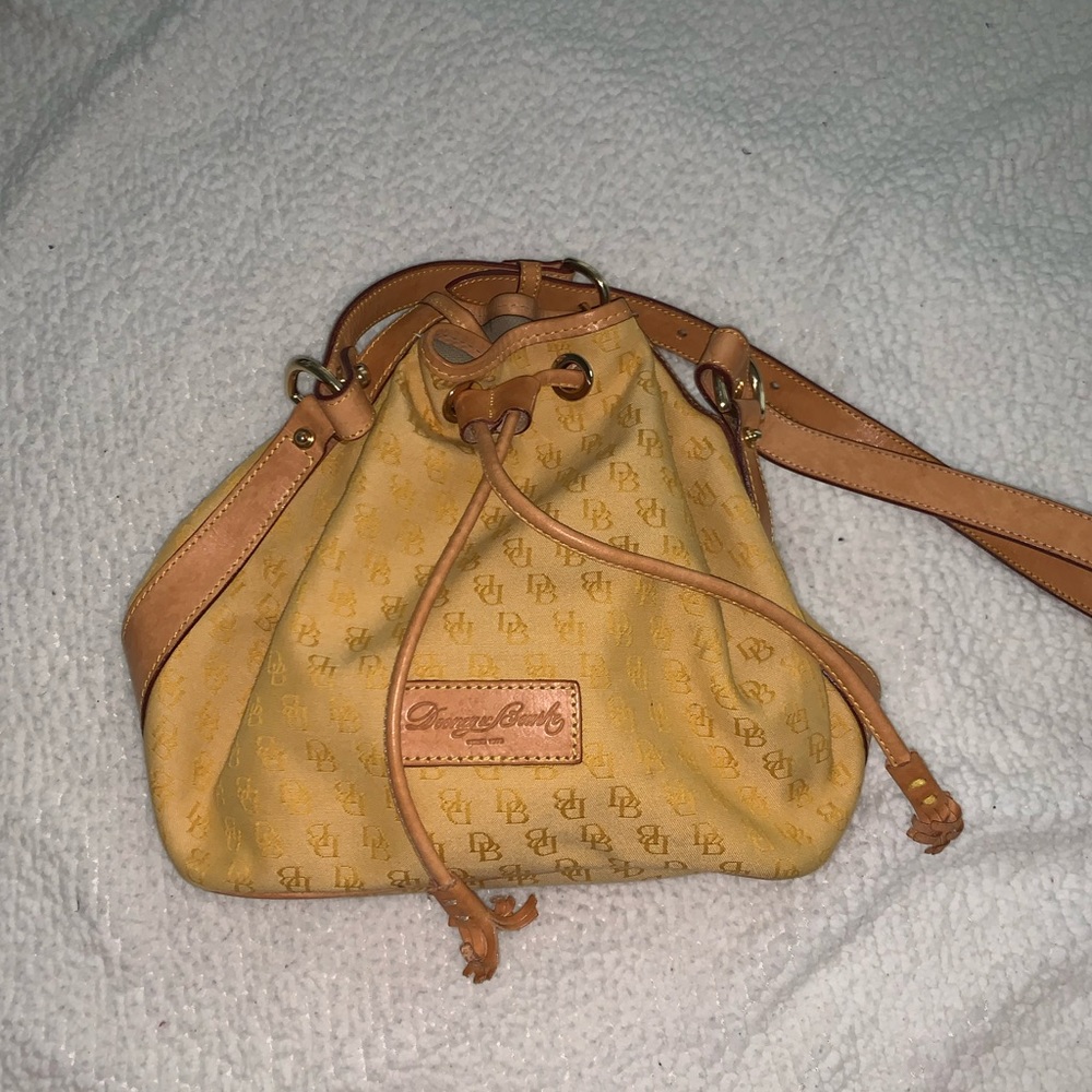 Authentic Dooney & Bourke Yellow Bag